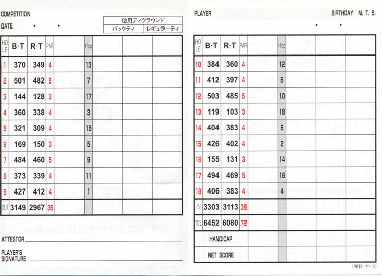 北海道リバーヒルゴルフ倶楽部（旧 植苗カントリークラブ）