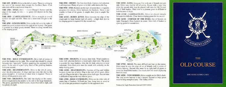 ST ANDREWS LINKS - THE OLD COURSE